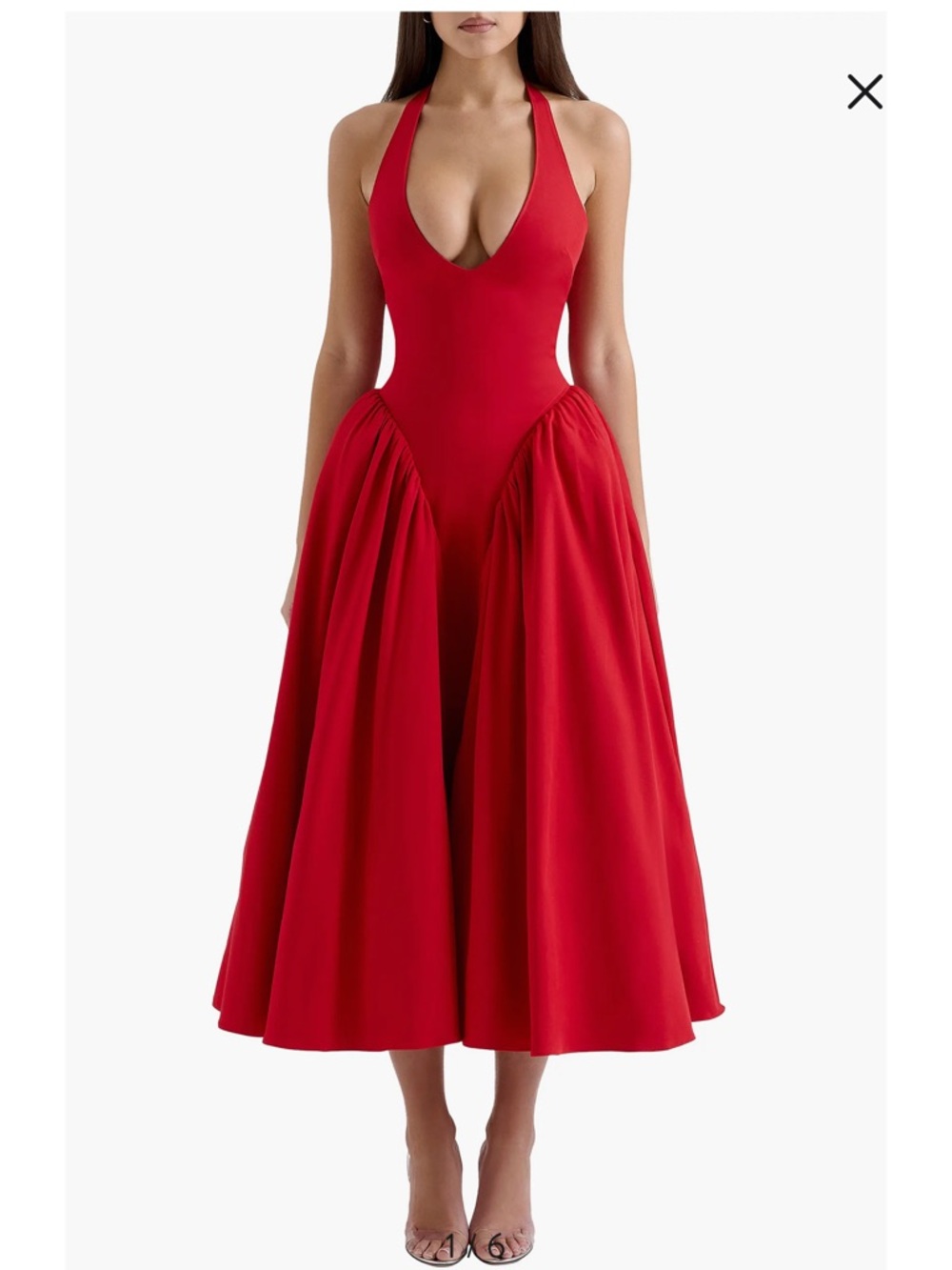 House of Cb Marilyn Halter Midi Dress